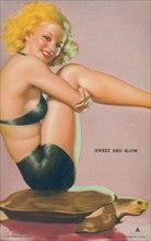 "Sweet And Slow", Mutoscope Card, 1940s