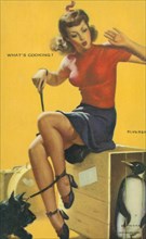 "What's Cooking?", Mutoscope Card, 1940s