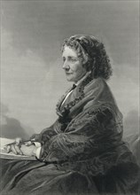 Harriet Beecher Stowe (1811-96), Portrait, Engraving from the Original Painting by Chappel, 1872