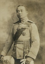 Vajiravudh or Rama VI (1880-1925), King of Siam 1910-25, Portrait in Military Uniform, 1910