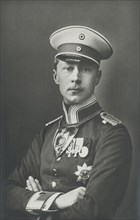 Wilhelm (1882-1951) Crown Prince of the Kingdom of Prussia and German Empire, Portrait in Military Uniform