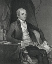 John Jay (1745-1829), American Statesman, Patriot, Diplomat, one of the Founding Fathers of the United States and First Chief Justice of the United States, Portrait, Engraving