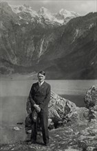 Chancellor Adolf Hitler at Konigssee, Bavaria, Germany, Portrait, 1933