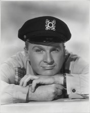 Actor Eddie Albert, Publicity Portrait Wearing Nautical Cap, 1940's