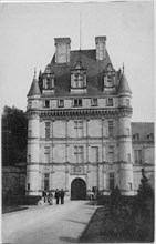Château de Valençay, Le Donjon, North Façade, Valençay, France, 1925