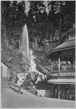 Resort, Shasta Springs, California, USA, Photogravure, Denison News Co., 1903