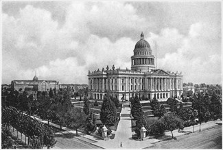 State Capitol Building, Sacramento, California, USA, Photogravure, Denison News Co., 1903