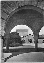 Arches, Stanford University, Palo Alto, California, Photogravure, Denison News Co., 1903