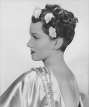 Irene Bennett, Head and Shoulders Profile, Paramount Pictures Publicity Portrait, 1936