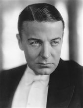 Clive Brook, Publicity Portrait for the Film, "Slightly Scarlet", Paramount Pictures, 1930