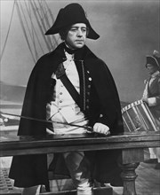 Alec Guinness, on-set of the British Film, "H.M.S. Defiant", Columbia Pictures, 1962