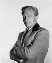 Richard Denning, Publicity Portrait for the Film, "The Gun That Won the West", Columbia Pictures, 1955