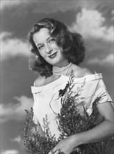 Actress Ellen Drew, Publicity Portrait, Late 1940's