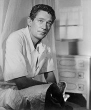Peter Finch, on-set of the Film, "The Nun's Story", Warner Bros., 1959