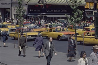 Street Scene, 42nd Street & Fifth Avenue, New York City, New York, USA, July 1961