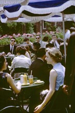 Outdoor Lunch, New York City, New York, USA, July 1961