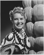 Actress Brenda Joyce, Publicity Portrait, 20th Century-Fox, 1940's