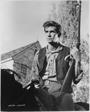 Anthony Perkins, on-set of the Film, "Friendly Persuasion", Allied Artists, 1956