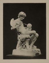 Eros Making the World Turn According to His Pleasure, Photogravure Print from the Original Sculpture by Claudius Marioton, The Masterpieces of French Art by Louis Viardot, Published by Gravure Goupil ...