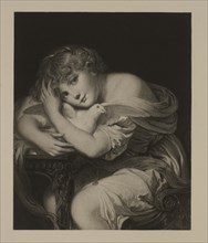 Young Girl with a Dove, L'Enfant a la Colombe, Photogravure Print from the Original Painting by Jean-Baptiste Greuze, The Masterpieces of French Art by Louis Viardot, Published by Gravure Goupil et Ci...