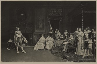 The Reception by Richelieu, Photogravure Print from the Original Painting by Adrien Moreau, The Masterpieces of French Art by Louis Viardot, Published by Gravure Goupil et Cie, Paris, 1882, Gebbie & C...