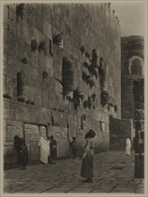 The Wall of Solomon, Photogravure Print from the Original Painting by  Jean-Leon Gerome, The Masterpieces of French Art by Louis Viardot, Published by Gravure Goupil et Cie, Paris, 1882, Gebbie & Co.,...
