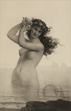 The Siren, Le Sirene, Photogravure Print from the Original Painting by Charles Landelle, The Masterpieces of French Art by Louis Viardot, Published by Gravure Goupil et Cie, Paris, 1882, Gebbie & Co.,...