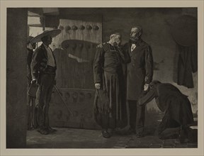 The Last Moments of Maximillian, Emperor of Mexico, June 18, 1867, Photogravure Print from the Original 1882 Painting by Jean-Paul Laurens, The Masterpieces of French Art by Louis Viardot, Published b...