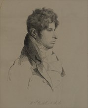 William Westall A.R.A., Etching by William Daniel from Original Portrait by George Dance, 1854
