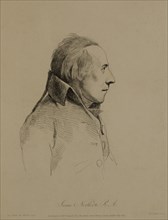 James Northcote, R. A., Etching by William Daniel from Original 1793 Portrait by George Dance, 1809