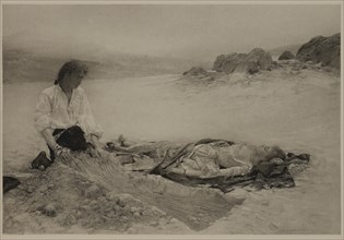 Death of Manon Lescaut, Photogravure Print from the Original Painting by Pascal Dagnan-Bouveret, The Masterpieces of French Art by Louis Viardot, Published by Gravure Goupil et Cie, Paris, 1882, Gebbi...