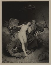 The Temptation of Saint Anthony, Photogravure Print from the Original Painting by Aimé-Nicolas Morot, The Masterpieces of French Art by Louis Viardot, Published by Gravure Goupil et Cie, Paris, 1882, ...