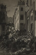 Massacre of the Mamelukes, Photogravure Print from the Original Crayon Drawing by Alexandre Bida, The Masterpieces of French Art by Louis Viardot, Published by Gravure Goupil et Cie, Paris, 1882, Gebb...