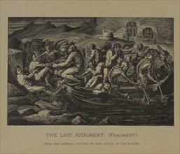 The Last Judgment (Fragment), Woodcut Engraving from the Original Painting by Jean Cousin, The Masterpieces of French Art by Louis Viardot, Published by Gravure Goupil et Cie, Paris, 1882, Gebbie & Co...