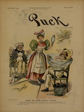 Political Cartoon, Giving the Other Fellow a Chance, Puck Magazine Cover, March, 13, 1885