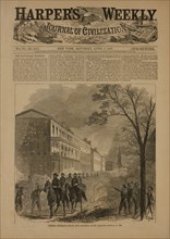 General Sherman's Entry into Columbia, South Carolina, February 17, 1865, Harper's Weekly, April 1, 1865