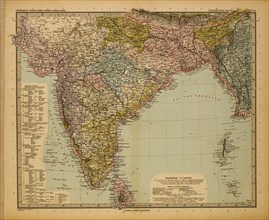 Map of British India, 1895