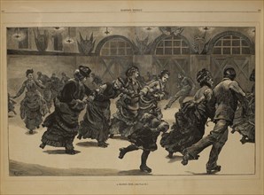 A Skating Rink, Harper's Weekly, April 24, 1875