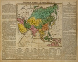 Geographical, Statistical and Historical Map of Asia, 1820