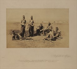 Chasseurs d'Afrique, Crimean War, Crimea, Photographed by Roger Fenton, 1855