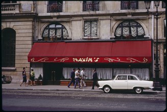 Maxim's, Rue Royale, Paris, France, 1963