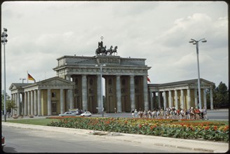 Brandenburg Gate, East Berlin, German Democratic, Republic, 1961