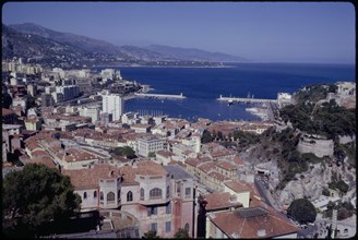 Cityscape and Harbor, Monaco, 1961