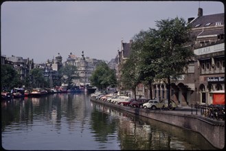 Singel Canal, Amsterdam, Netherlands, 1963