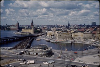Cityscape, Stockholm, Sweden, 1966
