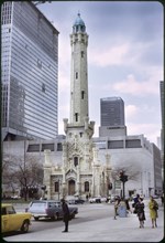 Water Tower, North Michigan Avenue, Chicago, Illinois, USA, 1972