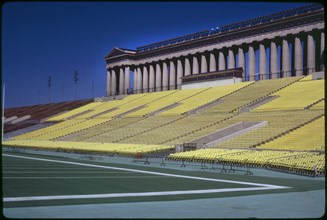 Field View, Soldier Field, Chicago, Illinois, USA, 1972