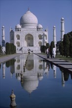 Taj Mahal and Reflecting Pool, Agra, India, 1962
