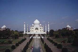 Taj Mahal and Reflecting Pool, Agra, India, 1962