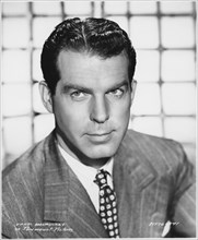 Fred MacMurray, Head and Shoulders Publicity Portrait for the Film, "Practically Yours", Paramount Pictures, 1944